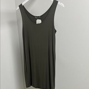 Sarah Pacini Olive Sleeveless Tunic